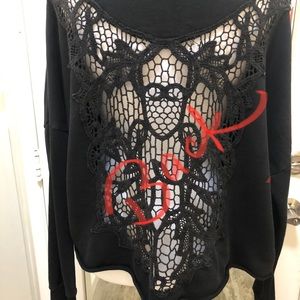 DENIM & SUPPLY RALPH LAUREN Gorgeous top. Vintage look. Sexy back Sz S